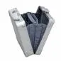Preview: 13" Aluminium Vertical Briefcase Platin - Der Aluminium Koffer vertikal in edlem Platin-Design