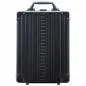 Preview: 16" Aluminum Vertical Briefcase Onyx - The spacious vertical aluminum suitcase for professional demands