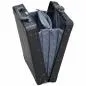 Preview: 16" Aluminum Vertical Briefcase Onyx - The spacious vertical aluminum suitcase for professional demands