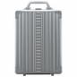 Preview: 16" Aluminium Vertical Briefcase Platin - Der Aluminium Koffer vertikal in luxuriösem Platin-Finish