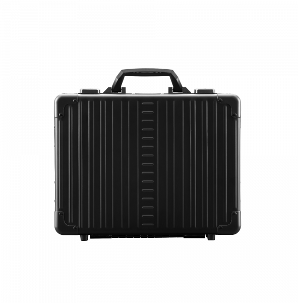 ALEON "15" Attaché Laptop Case, 30 cm - Onyx -" - Hochwertiger Aluminium Notebook- & Aktenkoffer