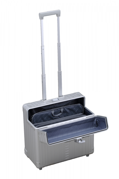 ALEON "17 Inch Pilot Case" Briefcase, 42 cm - Platinum - Your Reliable Companion for Uncompromised Travel Comfort