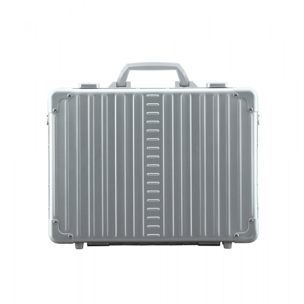 ALEON "Attaché Laptop Case, 33 cm - Platinum -" - High-quality Aluminum Briefcase for 17" Laptop