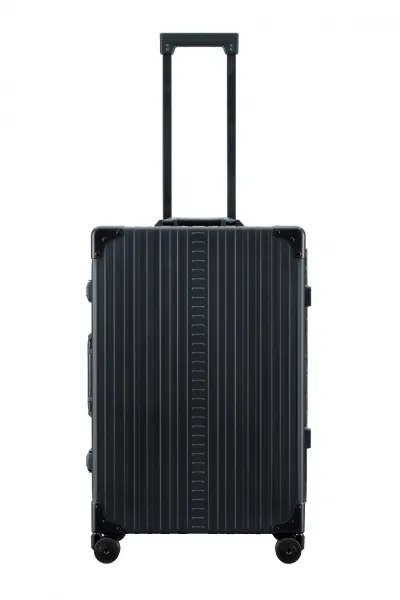 26" TRAVELER" - ONYX - The Elegant Aluminum Suitcase for Luxurious Adventures and Stylish Traveling