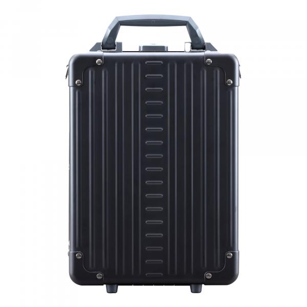 14" Aluminum Vertical Briefcase Onyx - The vertical aluminum suitcase meeting top business standards