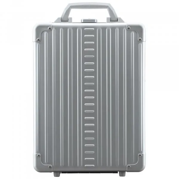 16" Aluminium Vertical Briefcase Platin - Der Aluminium Koffer vertikal in luxuriösem Platin-Finish
