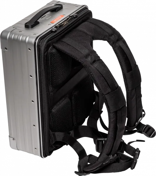 16" Hybrid-Rucksack - Platin - Meisterwerk von Luxus und Innovation