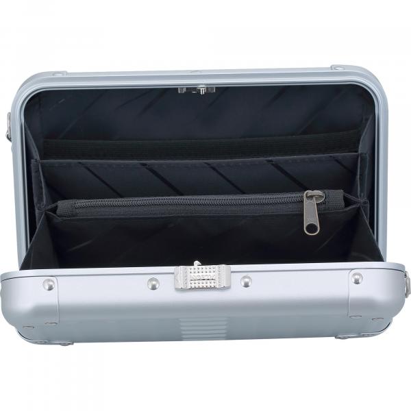 7.5" VANITY CASE - PLATINUM - A Luxurious Cosmetic Case with Style