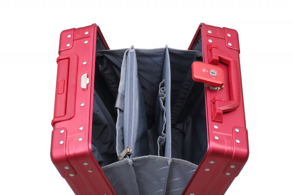 ALEON "Vertical Underseat Carry-On, 32 cm - Ruby" - Your stylish companion for business travels