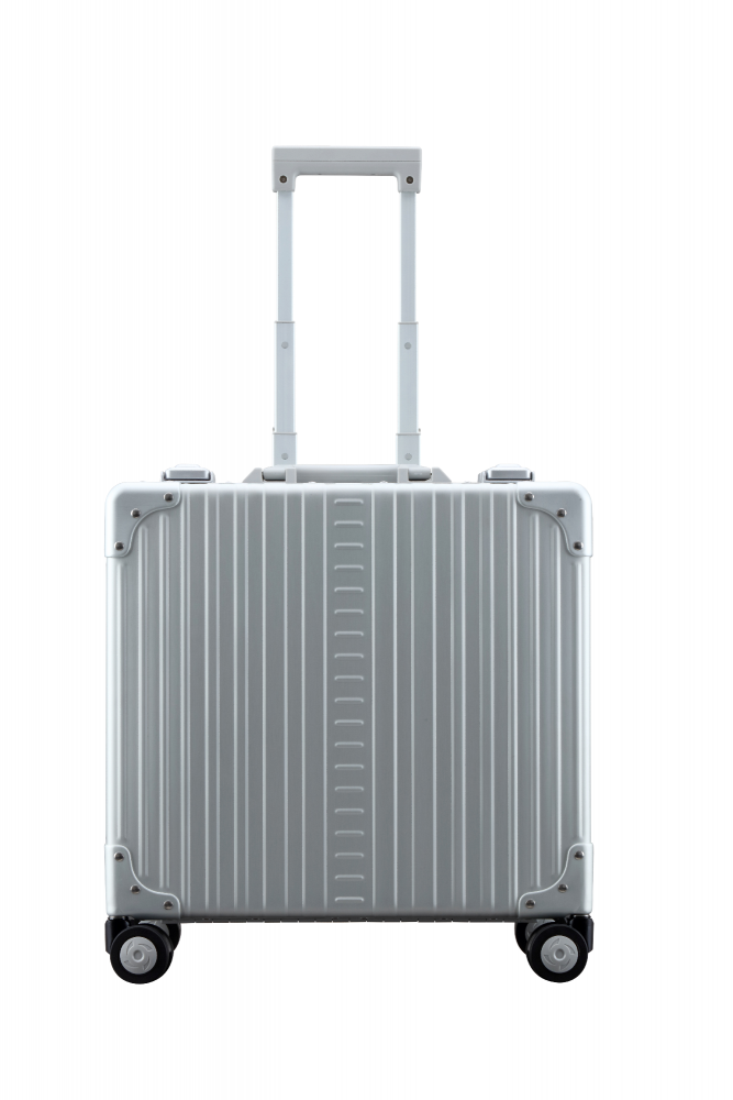 ALEON '17" Deluxe Business Case, 45 cm' - Platinum - Premium Aluminum Business & Laptop Suitcase