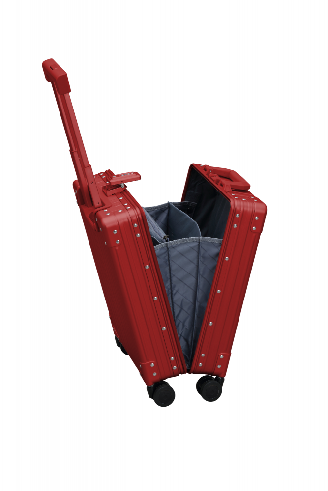 ALEON 'Business Carry-On, 49 cm' - Rubin Trolley Koffer für Geschäfts- und Kurzreisen