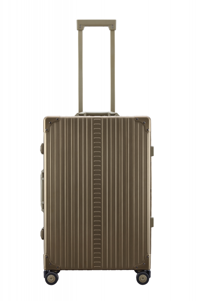 26" TRAVELER" - BRONZE - Der elegante Aluminium Reisekoffer für luxuriöse Abenteuer und stilvolles Reisen