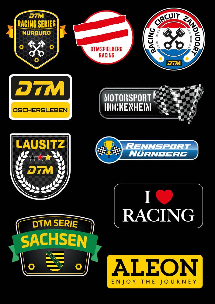 DTM Stickerbogen