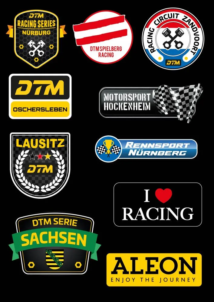 DTM Stickerbogen DTM Stickerbogen