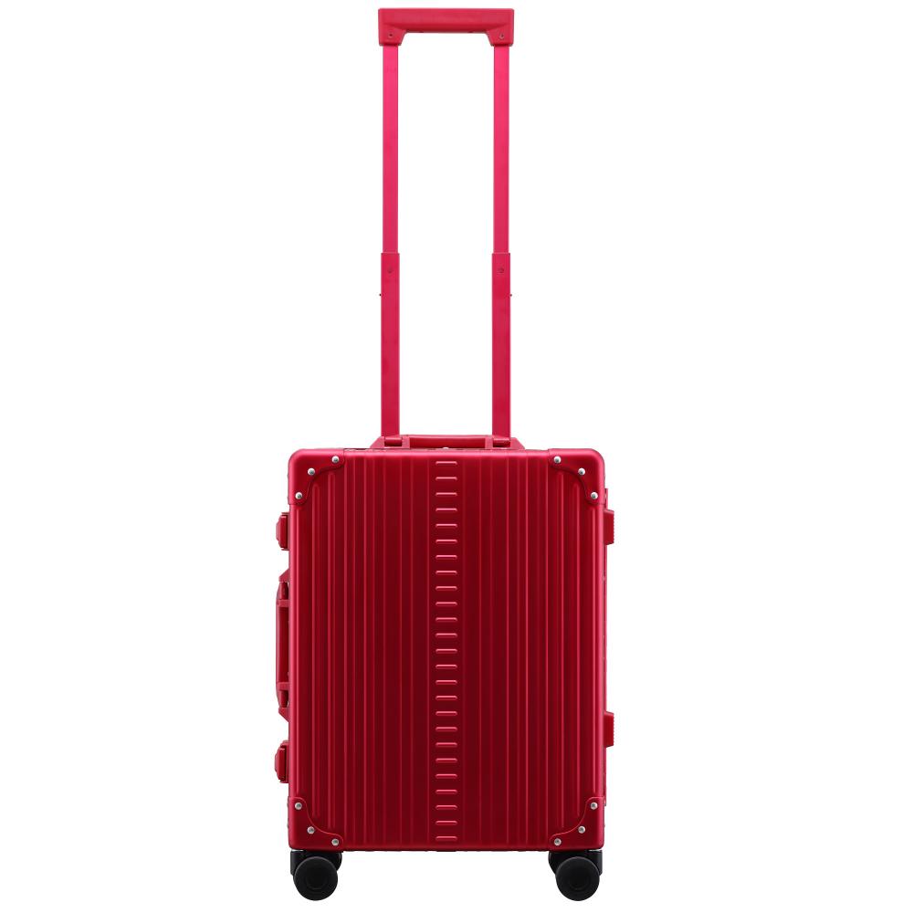 21" INTERNATIONAL CARRY-ON - Ruby - Stylish Aluminum Business Luggage