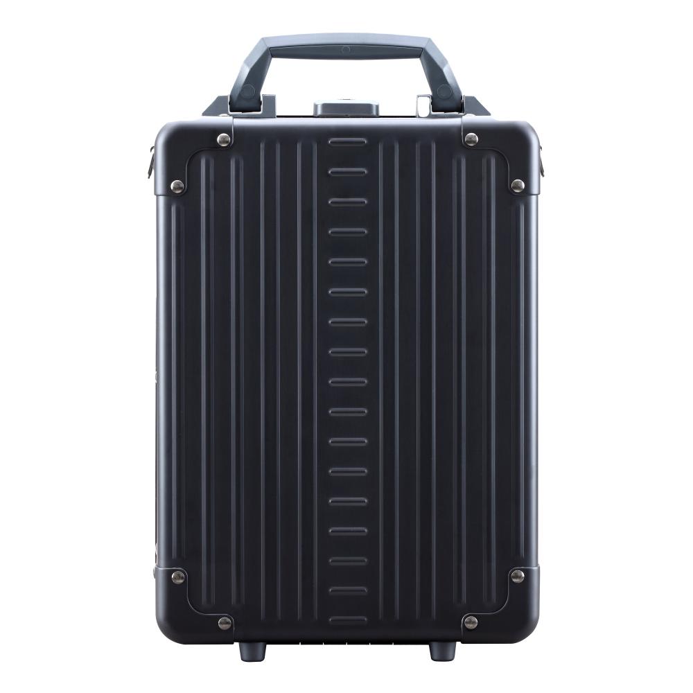 14" Aluminum Vertical Briefcase Onyx - The vertical aluminum suitcase meeting top business standards