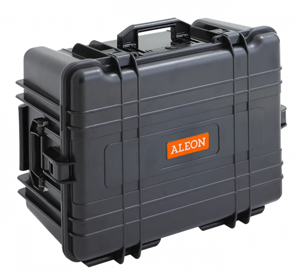 aleon outdoor trolley full view black item number PC-6033