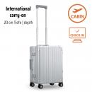 21" International carry-on - Platin